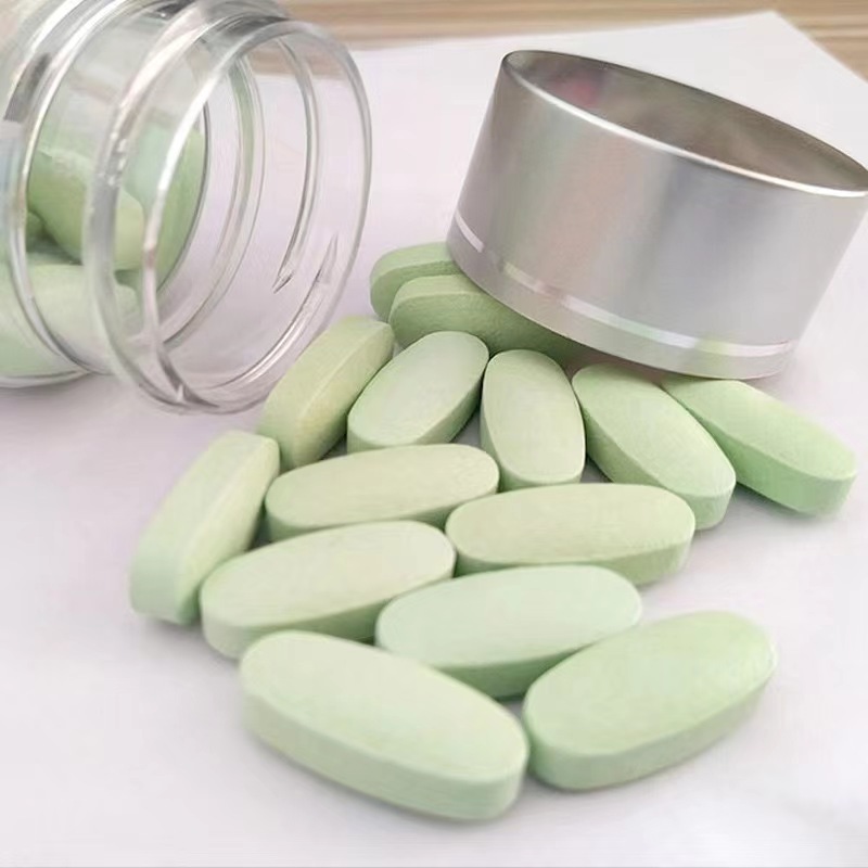 Customized OEM Niacinamide Collagen White Tablets Various Shapes White Kidney Bean Tablets Candy