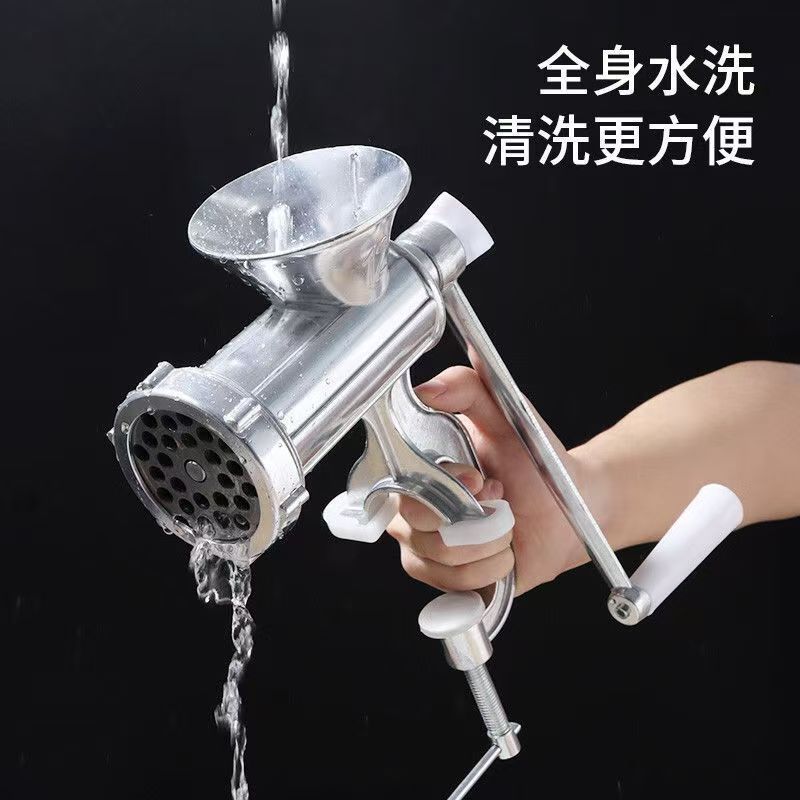 Sausage Stuffer Machine for Home Use, Manual Meat Grinder, Sausage Maker, Multifunctional Small Hand-Cranked Meat Chopper