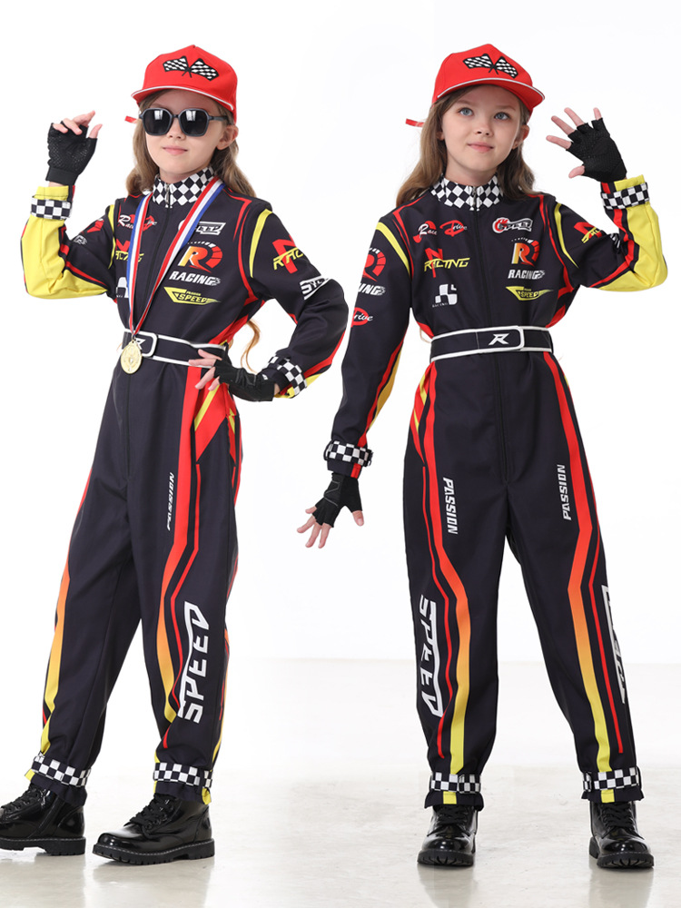 Summer Breathable Kidsren's Racing Suit, Outdoor Off-Road Kart, Atv Party Event Performance One-Piece Suit