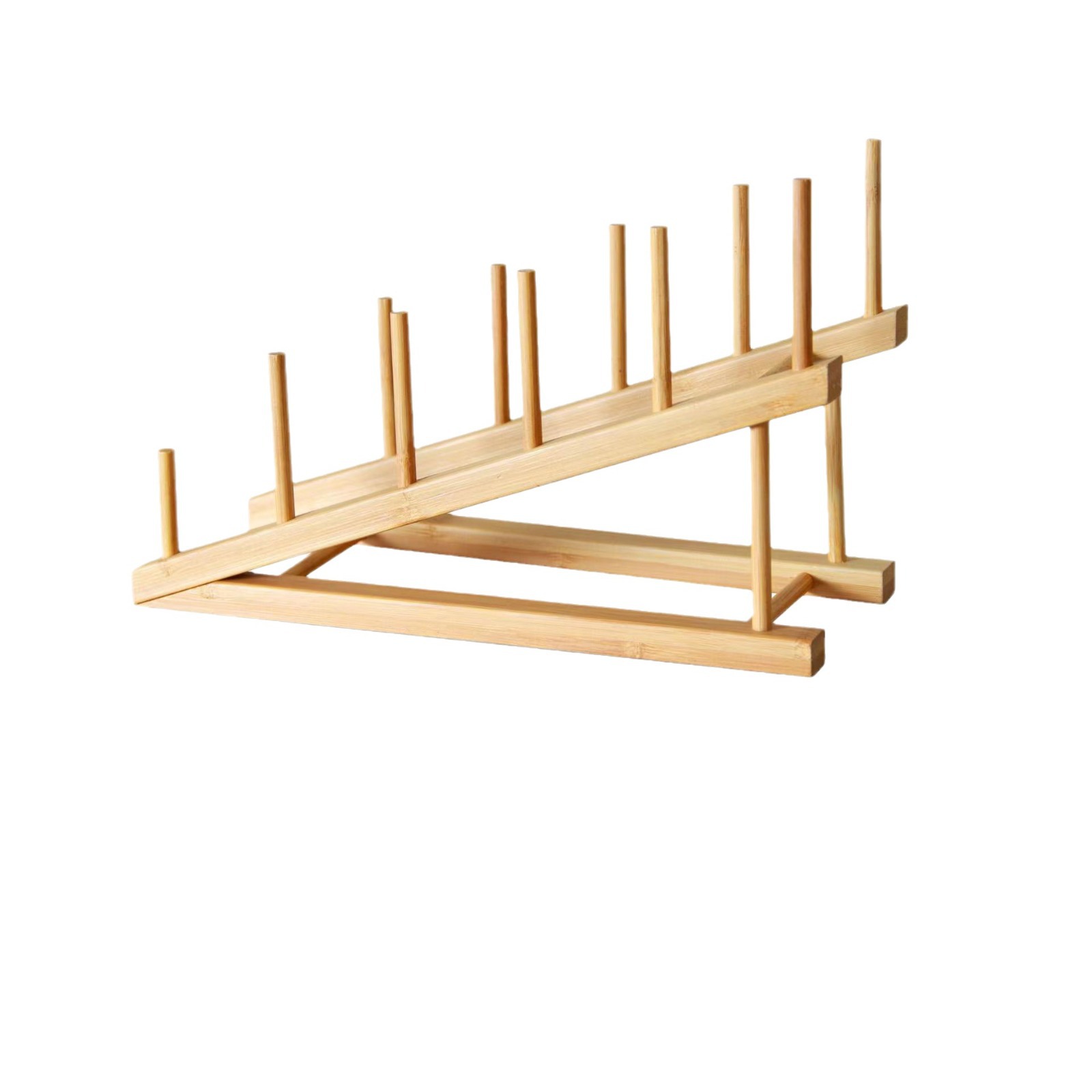 Kitchen Rack Drain Rack Dish Plate Display Rack Japanese Dish Rack Bowl and Chopsticks Drain Storage Rack