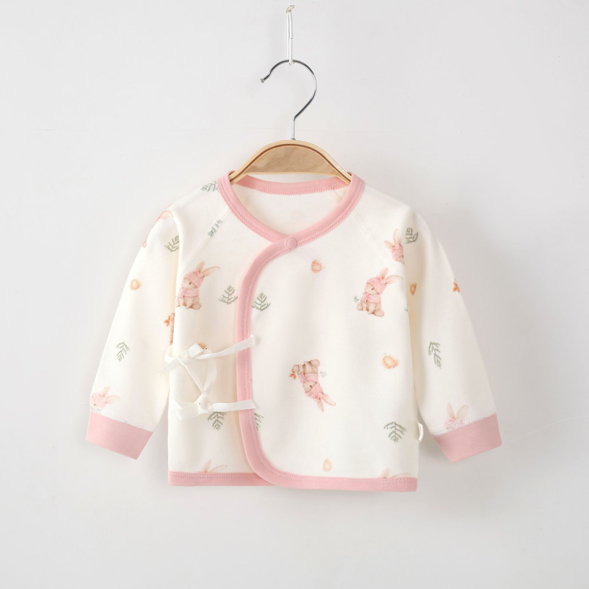 Newborn Baby Clothes Top Monk Clothing Pure Cotton Newborn Autumn Clothes Spring and Autumn Baby Full Moon Clothes Base Underwear