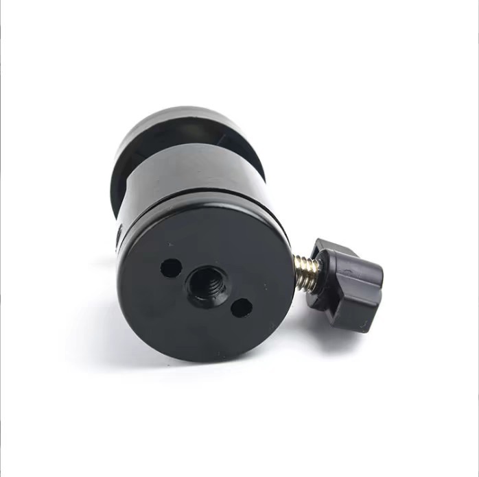 Metal pan-tilt tripod photography accessories universal 1/4 screw small pan-tilt live lamp stand rotates 360 degrees