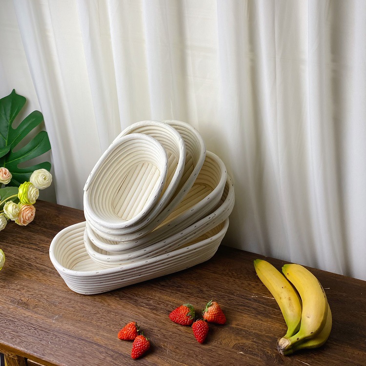 Ферментированная корзина в европейском стиле, вьетнамские кухонные принадлежности из ротанга, круглая хлебная корзина для выпечки