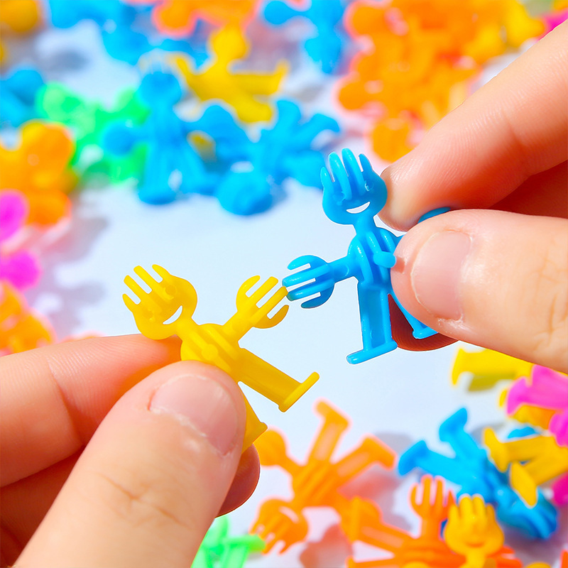 Mini Cartoon Building Block Figure 32cm Children's DIY Assembly Toy Capsule Accessories Kindergarten Gift