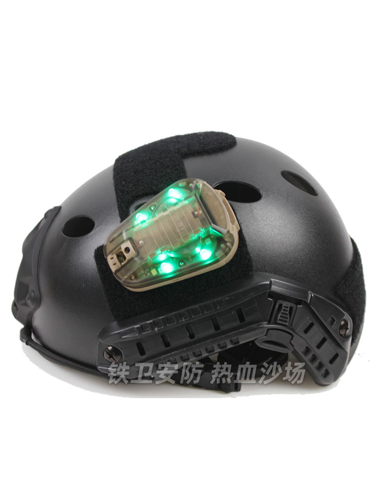 Ladybug Lamp Third Generation HEL-STAR 6 Green Lighting White Light Strobe IR Survival Lamp Teammate Identification Helmet Lamp