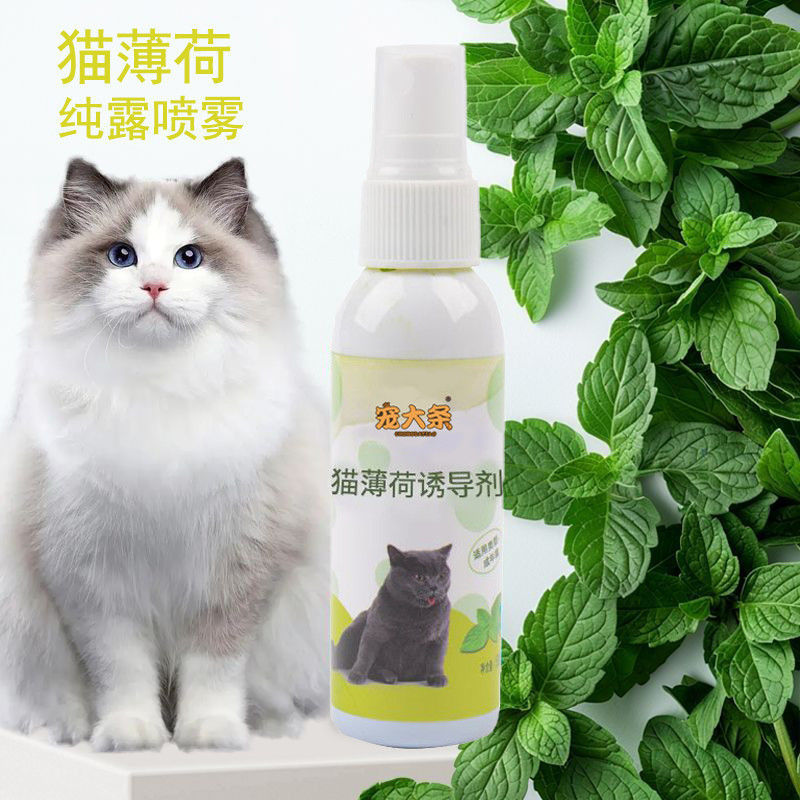 Индюсер кошачьей мяты для успокоения настроения, жидкие товары для домашних животных, счастливая вода, спрей для дразнения кошек, замена шерсти