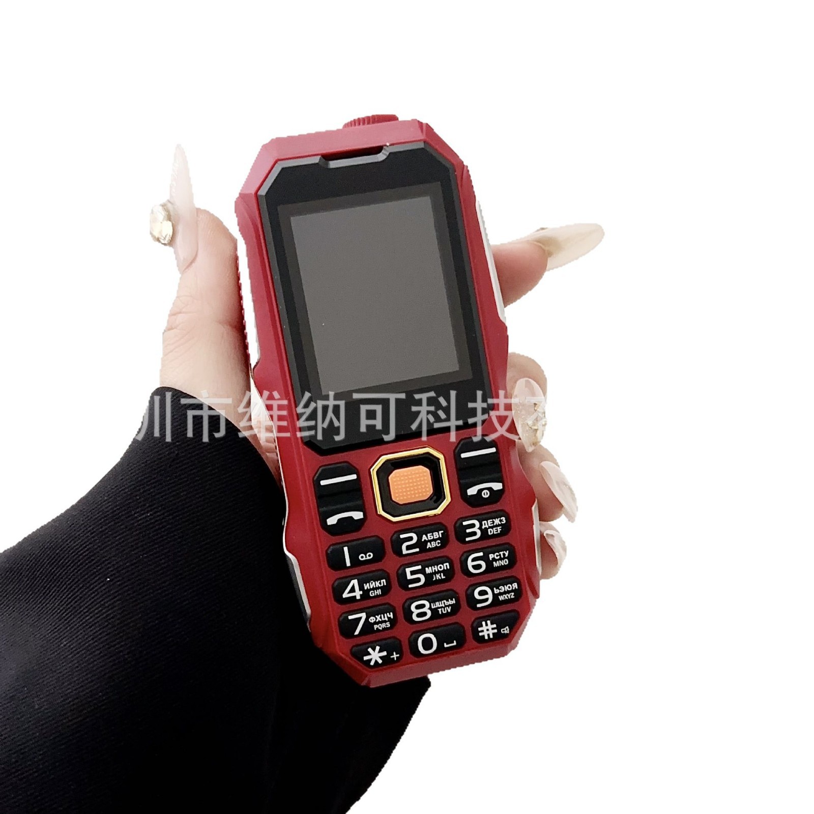 Low-priced hot-selling W2021 cross-border standby three-proof machine dual card large volume font large button large battery foreign language