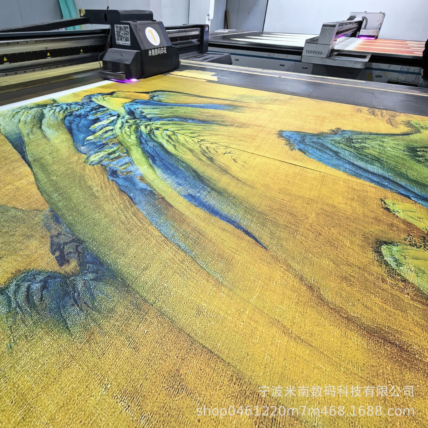 Customized Background Wall Uv Printing Copper Plate Copper Plate Printing and Engraving Process Large Copper Plate Decorative Painting Qianlijiang
