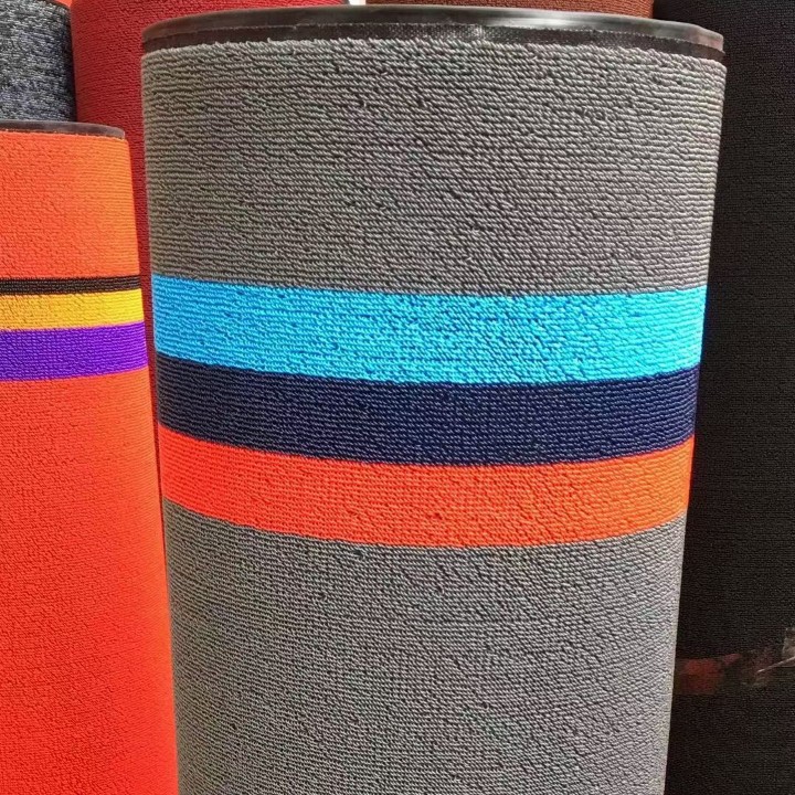 Teslin Roll Car Floor Mats Thickeneded Solvent-Free Wire Loop 1.05m Wide Shedar Comfortable Fiber Carpet Material