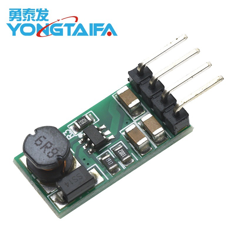 Ультракомпактный DC-DC 3.3В 3.7В 4.5В 5В до 12В повышающий модуль преобразования напряжения