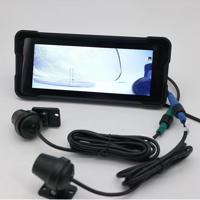 6.86inch Motorcycle Driving Recorder Front and Rear Dual Lens Wireless Carplay Night Vision Waterproof