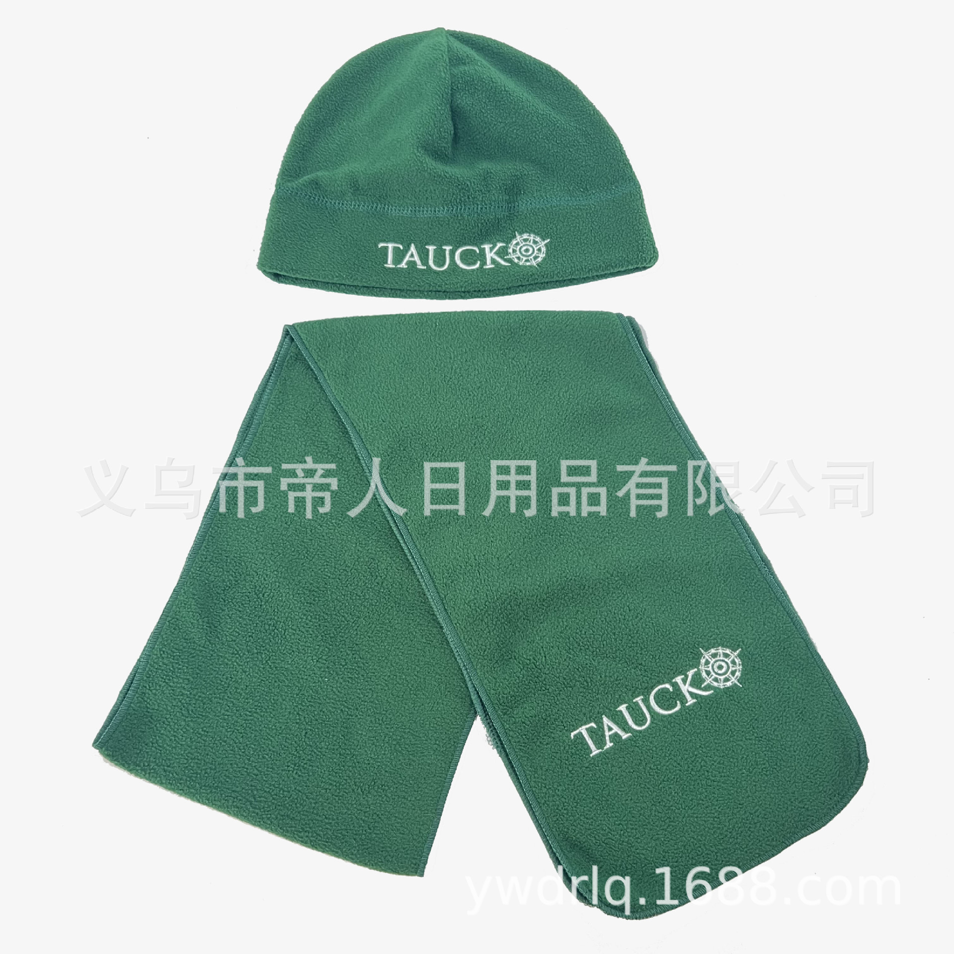Customized Winter Warm Polar Fleece Hats, Polar Fleece Scarves, Polar Fleece Gloves Warm Sets with Custom Logo
