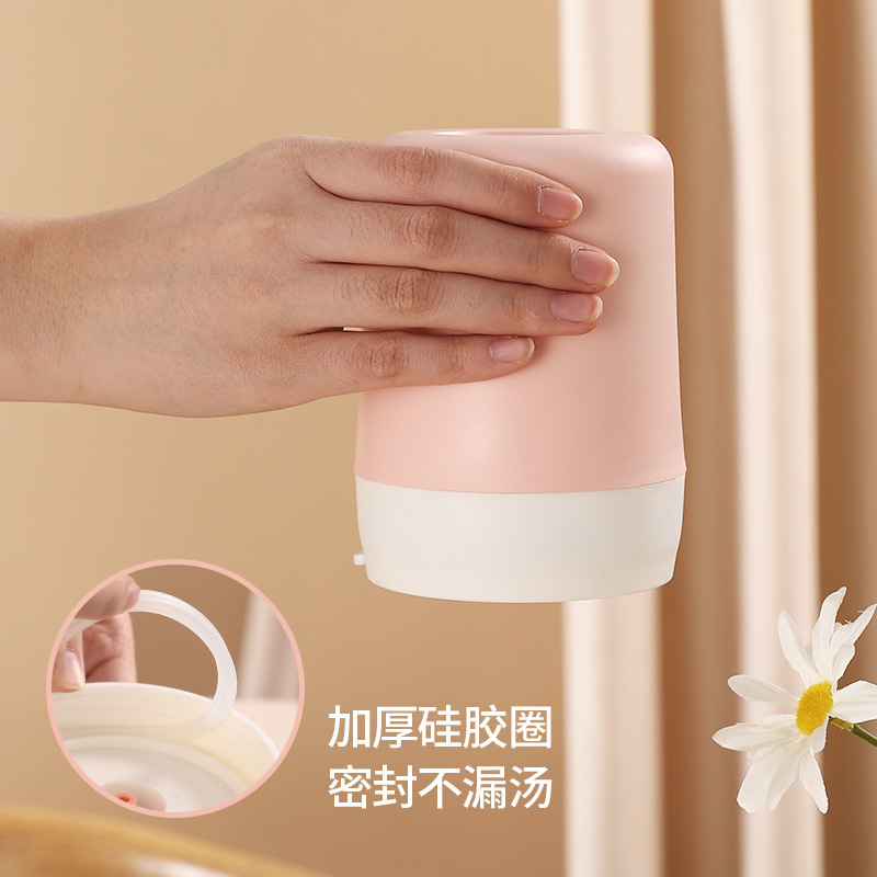 Morning Cup Porridge Cup 304 Stainless Steel Small Lunch Box Heat Preservation Soup Cup Portable Soup Bowl with Lid and Spoon Milk Oatmeal Cup