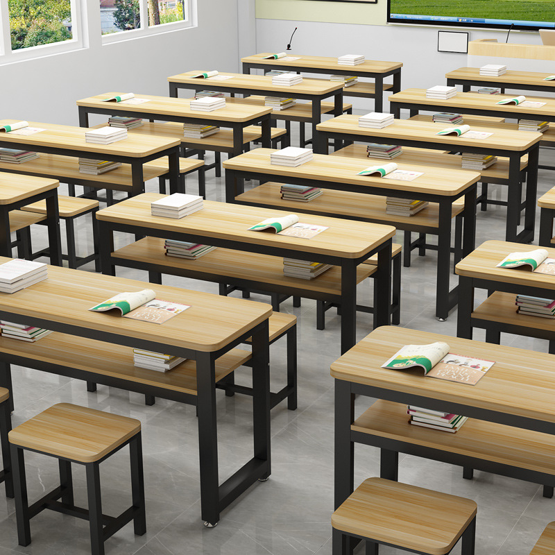 Desks and Chairs for Training Classes, School Tutoring Classes, Cram Schools, Rounded Corner Study Tables, Desks and Chairs for Primary and Secondary School Students, Training Tables