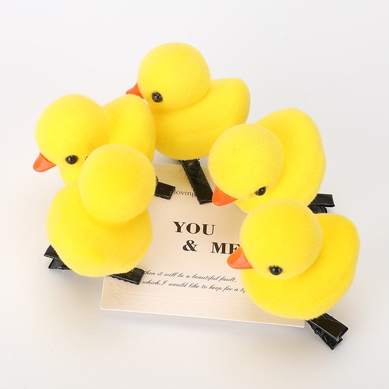 Little Yellow Duck hairpin children's hair accessories headdress wholesale hot sale kindergarten prize gift toy stall hairpin
