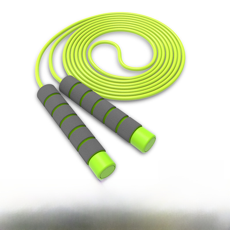 New Fitness Training Pvc Skipping Rope Student Racing High School Entrance Examination Pvc Skipping Rope Sweat-Absorbent Design Foam Skipping Rope