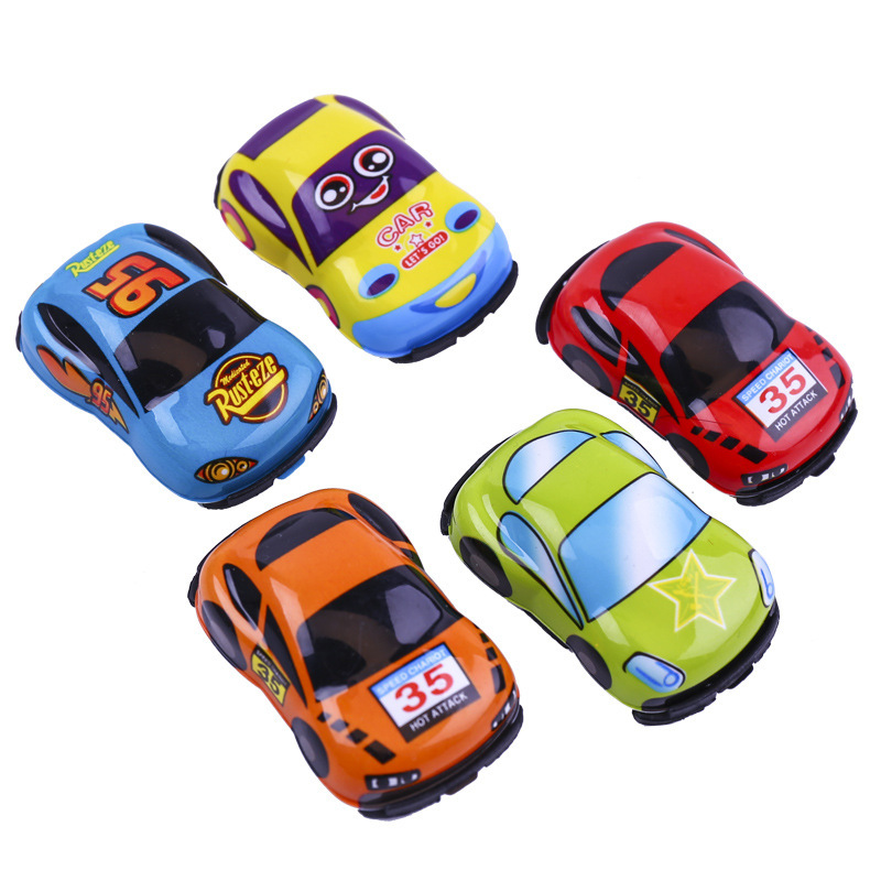 Pull-Back Car Inertia Mini Car Artificial Car Model Mini Car Holiday Gift Children's Day Toys