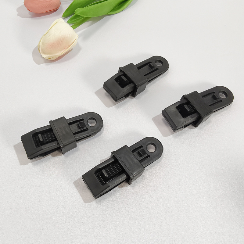 Tent Additional Pull Point Fixing Clip, Outdoor Camping Canopy Hook, Large Tent Clip, Windproof with Barb Clip