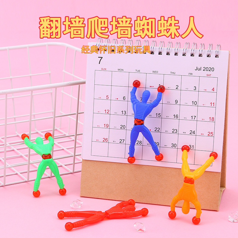 Новая и уникальная игрушка для детей, большой супермен, 13 см, игрушка для лазания по стенам