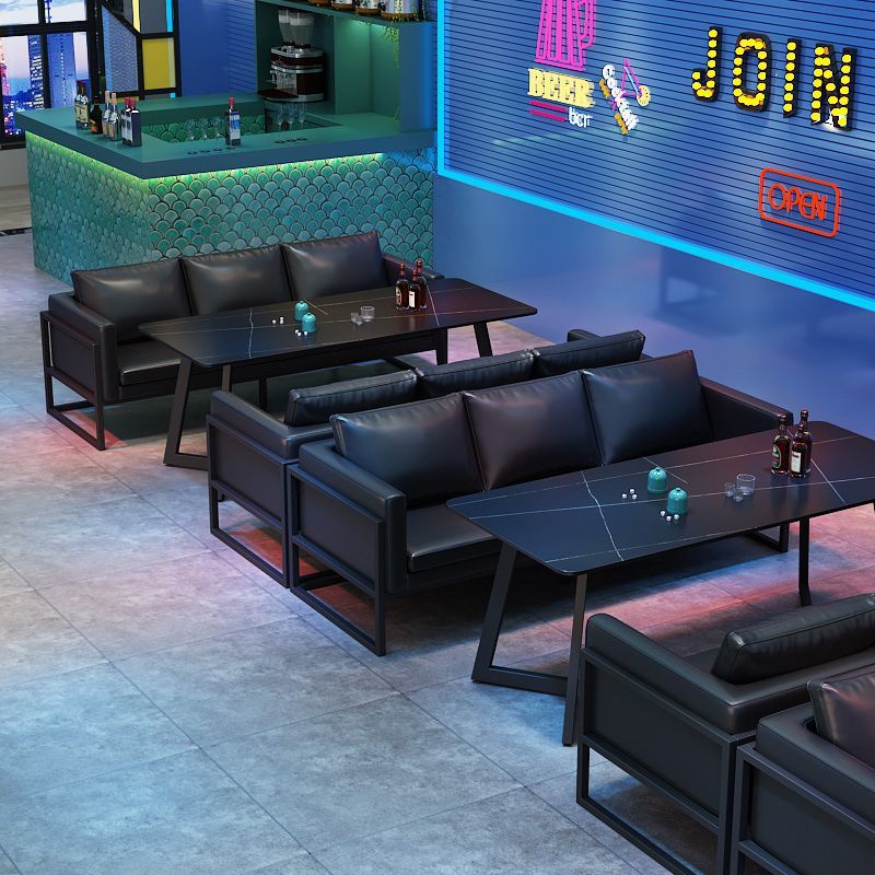 Industrial Style Bar, Bar Booth, Sofa, Coffee Shop Theme, Western Restaurant, Music Bar, Bistro Table and Chair Combination