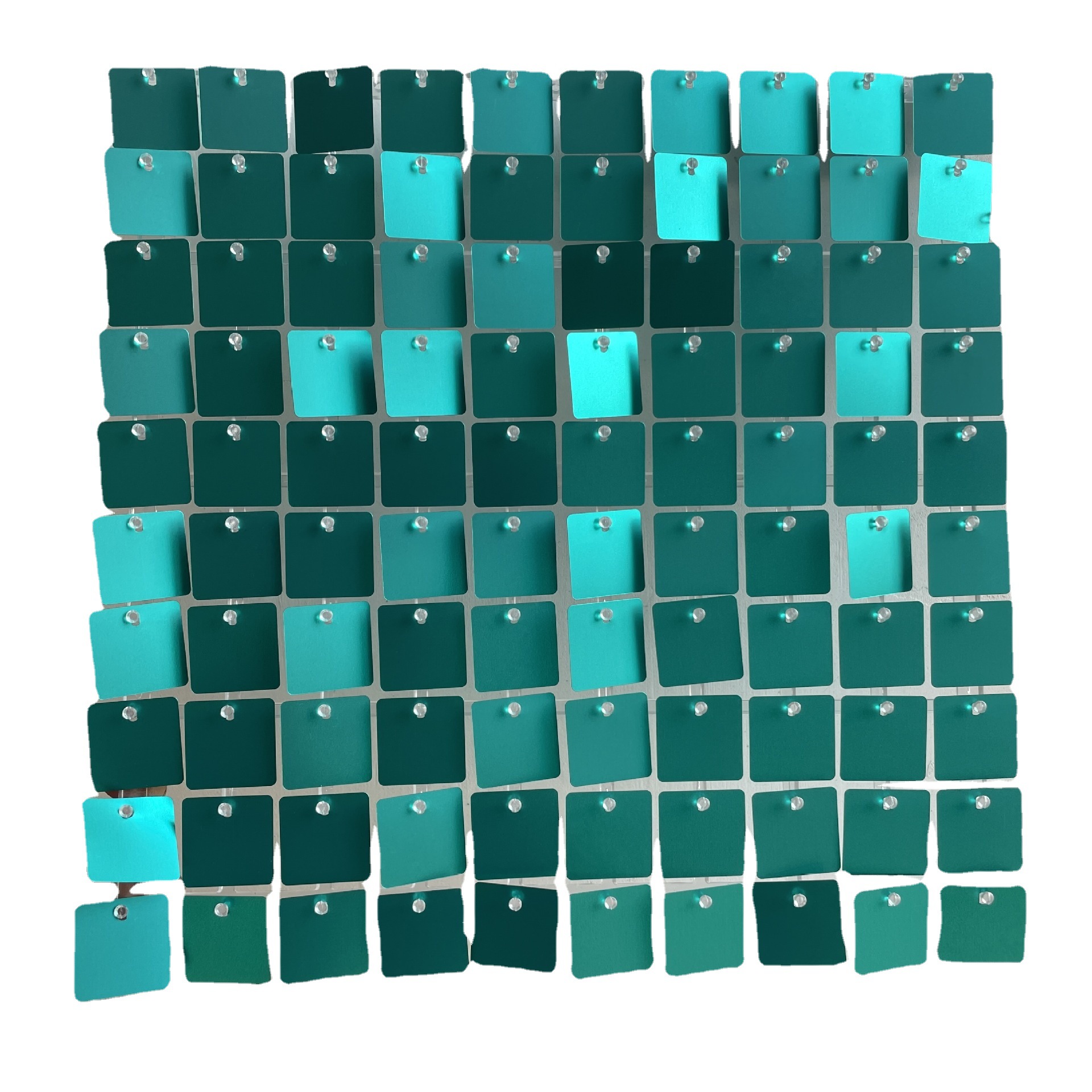 Wind-Driven Panel, Wind-Driven Buckle Panel, Birthday Party Background Wall, Fully Transparent Mesh Buckle-Type Installation Without Base Plate