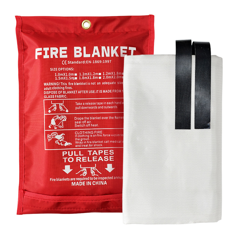 Amazon Fire Blanket Fiberglass Wholesale Flame Retardant Blanket Fire Emergency Escape Foreign Trade Hot Selling Thickened Fire Blanket