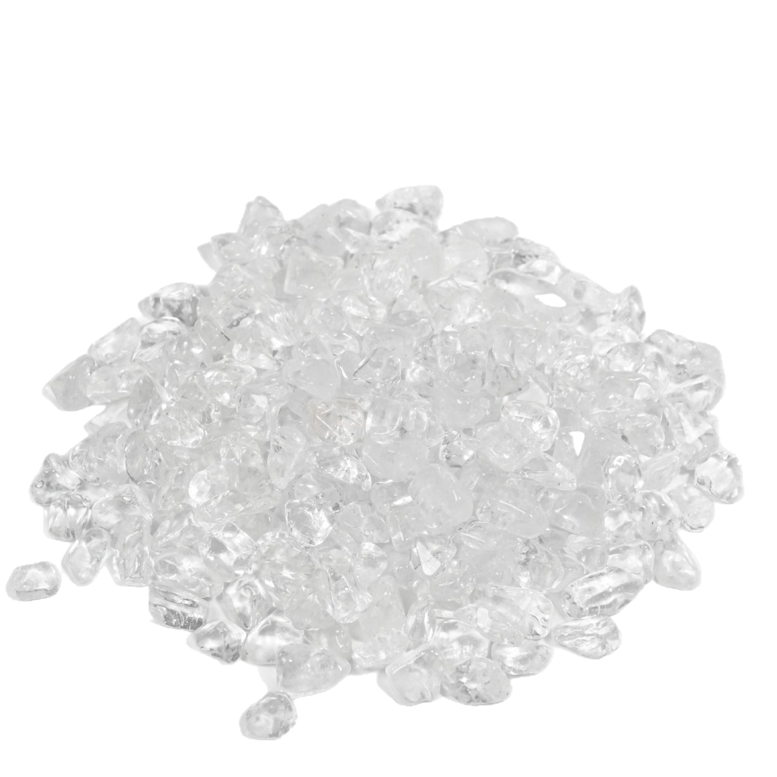 Natural High-Quality White Crystal Raw Stone Gravel Crystal Fish Tank Flower Pot for Buddha Demagnetization and High-Energy Crystal