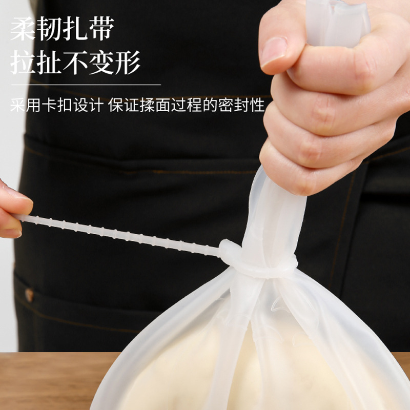 Cross-border special for hair food silicone dough kneading non-stick dough kneading large baking thickened dough kneading pad wake bag wholesale
