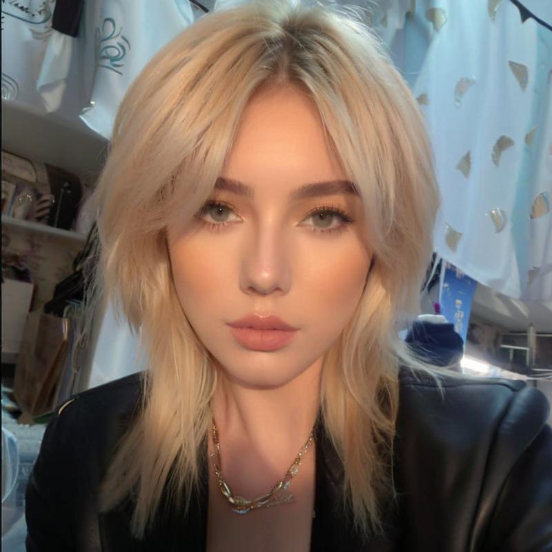 AliExpress wig Japanese medium and long hair wolf tail new mullet head cos wig full head cover source factory wholesale