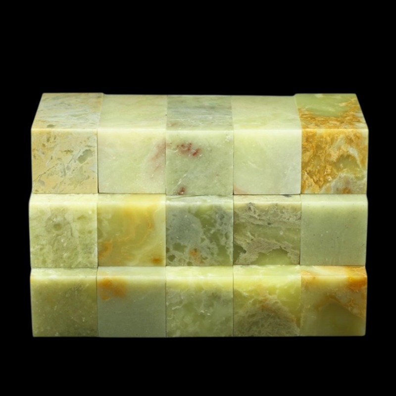 Qingtian Stone Seal 2.5X2.5X5 Seal Stone Seal Material Seal Stone Raw Stone Carving Stone Seal Carving Material