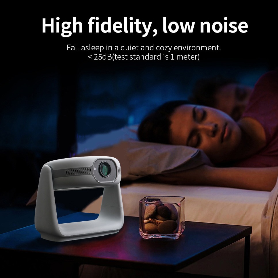 Foreign trade new K1B portable HD 4K projector 1080P home WIFI screen outdoor charging projector