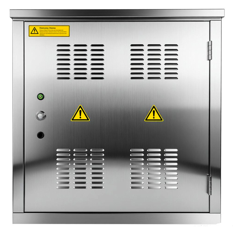 Outdoor Stainless Steel Distribution Box Waterproof Pole Distribution Cabinet Thickened Security Thickened Weak Current Box Network Sheet Metal Processing