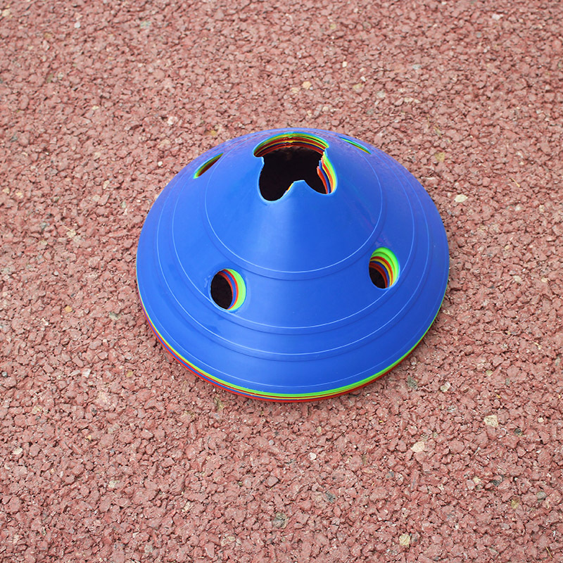 Football Training Equipment Flower Mouth Large Sign Plate Sign Plate Football Training Cone Obstacle Marker Road Sign