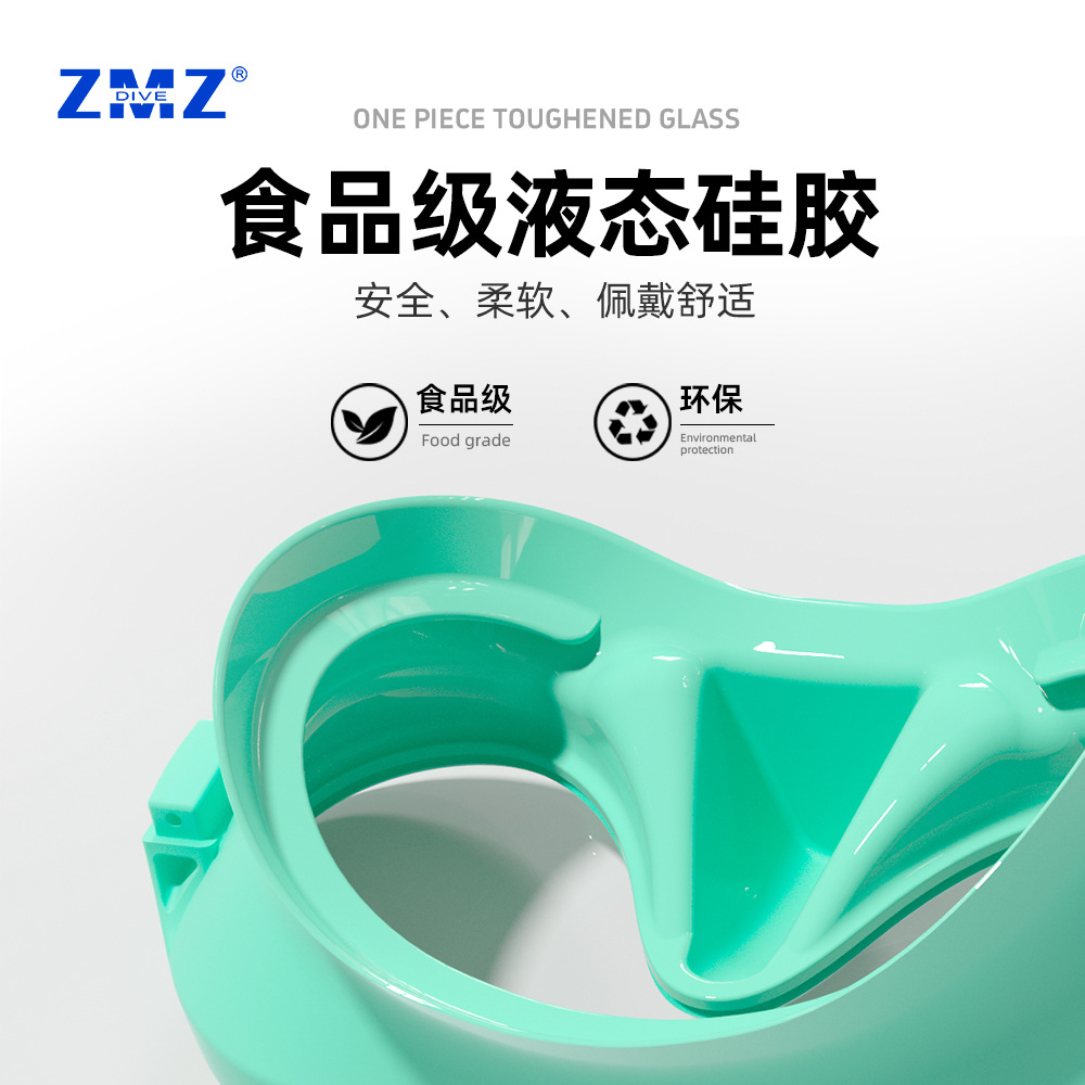 Cross-Border New Children's Snorkeling Set Children's Large-Frame Diving Goggles Snorkel Professional Swimming Snorkeling Goggles Mask