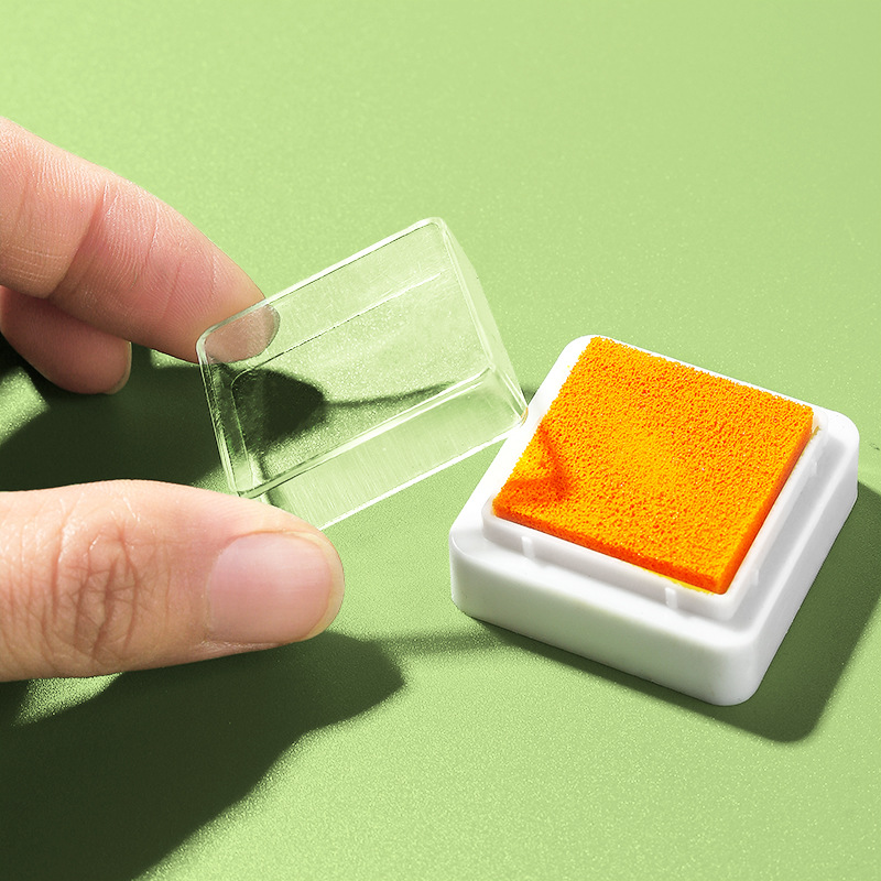 Color inkpad kindergarten children's finger painting DIY graffiti painting printing pad InkPad 3*3 hand account Square small printing pad