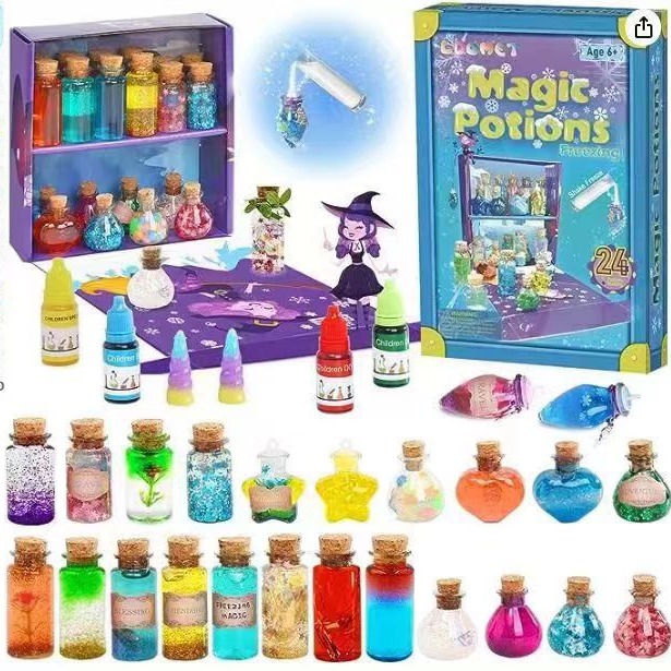 Cross-border Kidsren's Handmade Toys diy Chemical Science Small Experiment Set Box Amazon Popular PET Plastic Bottle in Stock