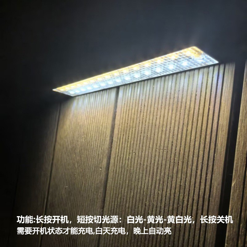 Outdoor Solar Garden Light Automatically Brightens the Dark, Warm Light Wall Light Shop Sign Lighting Atmosphere Wall Washer Light Wholesale