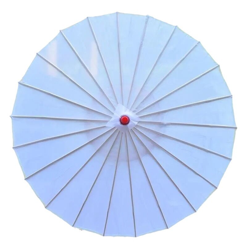 Ancient Style Silk Umbrella, Hanfu Dance Umbrella, Chinese Trendy Fashion Show Umbrella, Solid Color Umbrella, Imitation Oil-Paper Umbrella, Retro Style