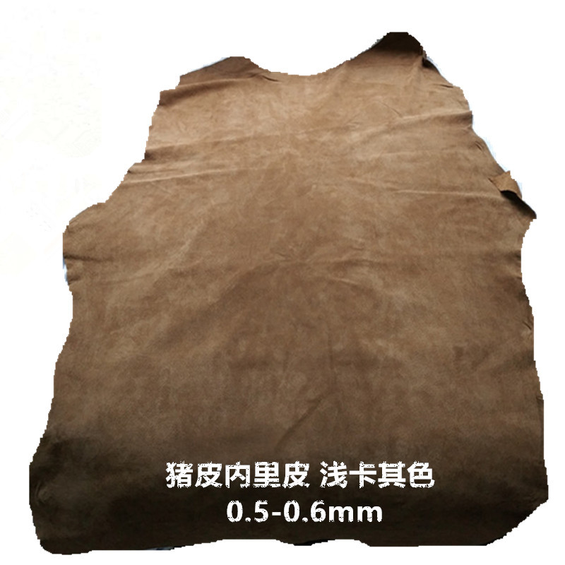 Two-Layer Pigskin Lining Leather Material Whole Piece DIY Handmade Bag Shoe Lining Suede Pig
