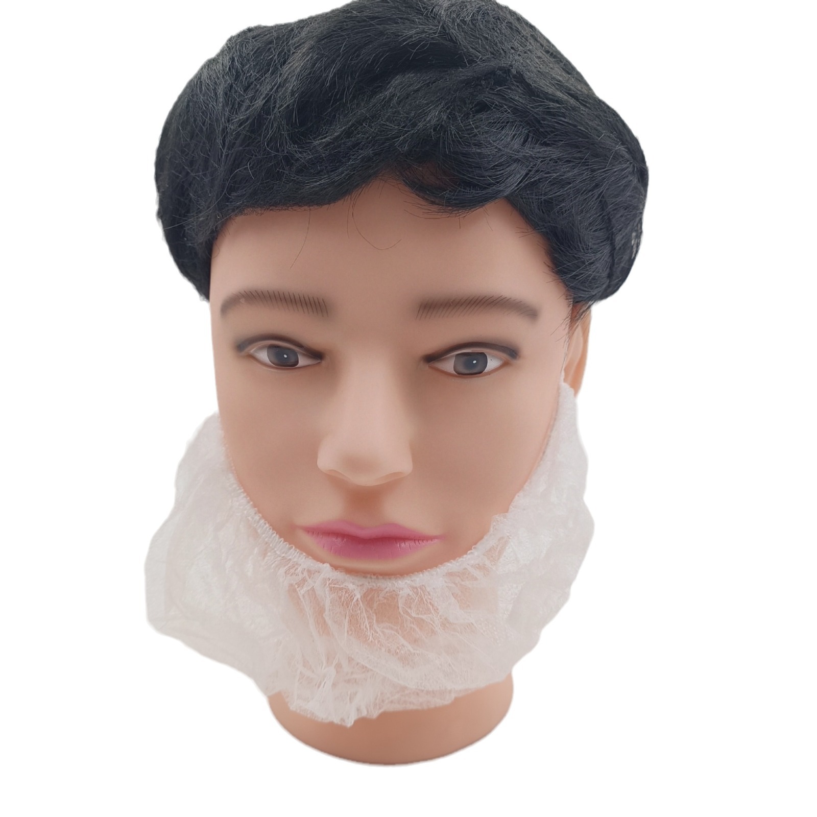 Disposable non-woven fabric ear-hanging beard cover food work room Anti-beard drop beard cover protective beard cover