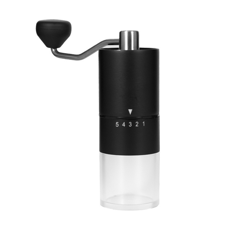 Hand grinder 304 stainless steel mold core coffee grinder plastic stainless steel paint coffee grinding