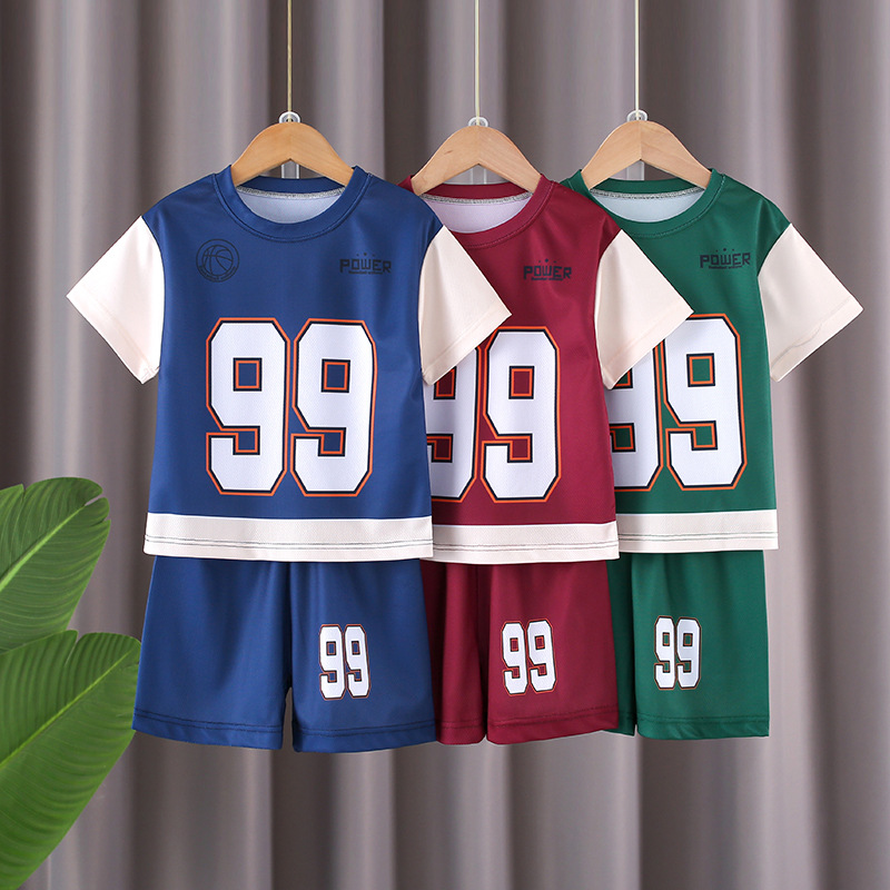 Спортивные костюмы для детей, унисекс, детская баскетбольная форма, летние сетчатые жилеты, шорты, быстросохнущие костюмы