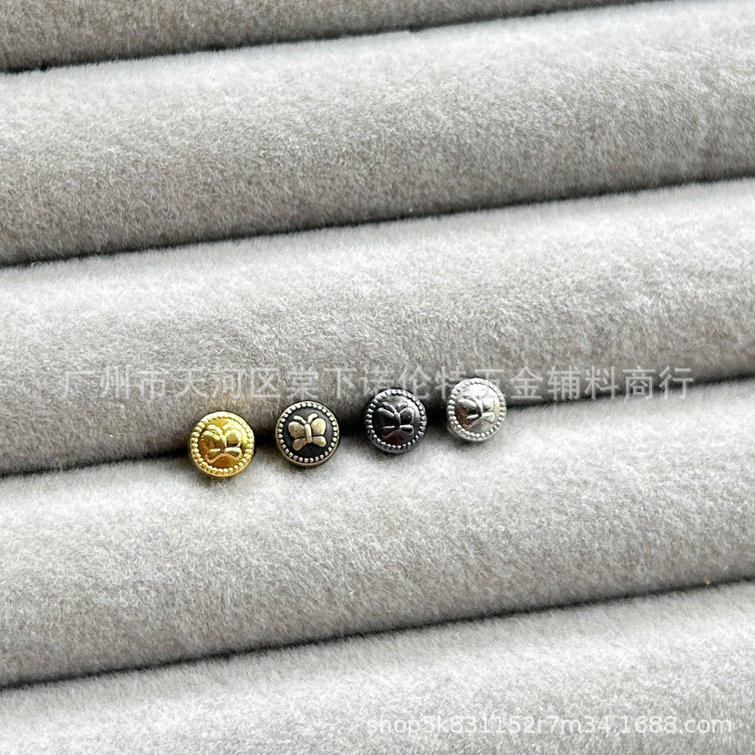 5mm Mini Butterfly Button Bjd Outwear Button Outwear Ob11 Small Rag Doll Clothes Handmade Accessories