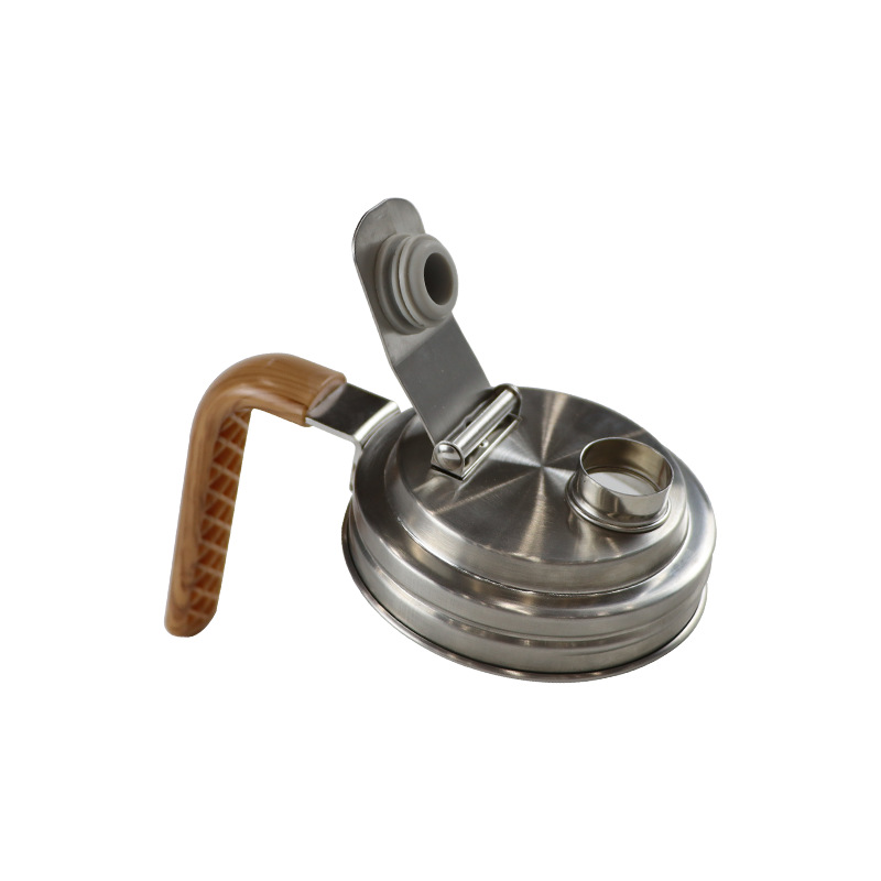 Amazon's Best-Selling 304 Stainless Steel Handle Lid Cold Brew Coffee Pot Lid Mason Lid Fcm Certified Mason Jar Lid