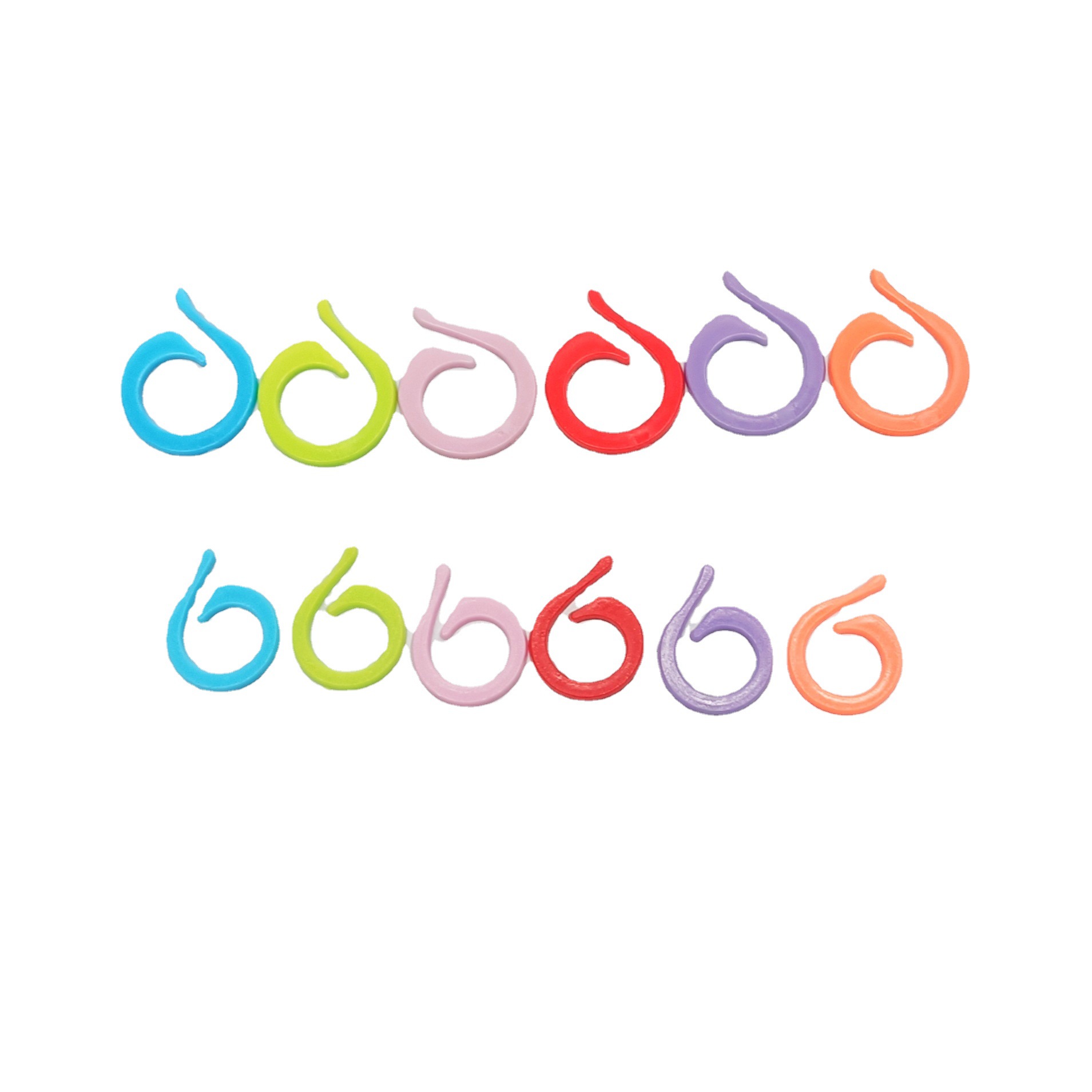 1000 Sweater Knitting Counter Opening Color Opening Comma Circle Plastic Luggage Counting Mark Tool Buckle