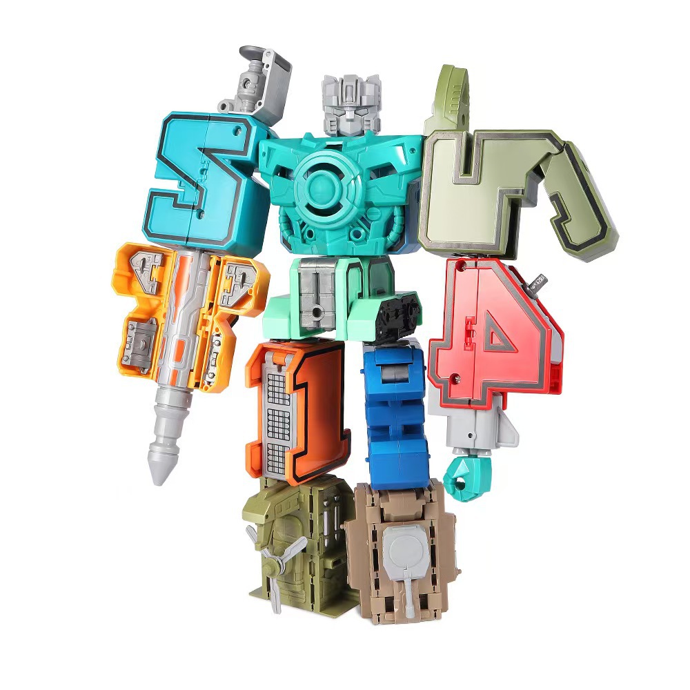 Children's Digital Deformation Toy Fit Robot Mecha King Kong Tank Car suit Gift Cross-border Wholesale