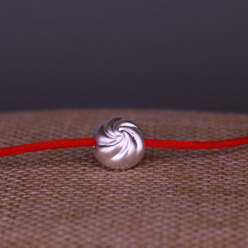 999 Foot Silver Fortune Bag Bracelet Baifu Steamed Bambuns Reunion Beautiful Woven Hand Rope