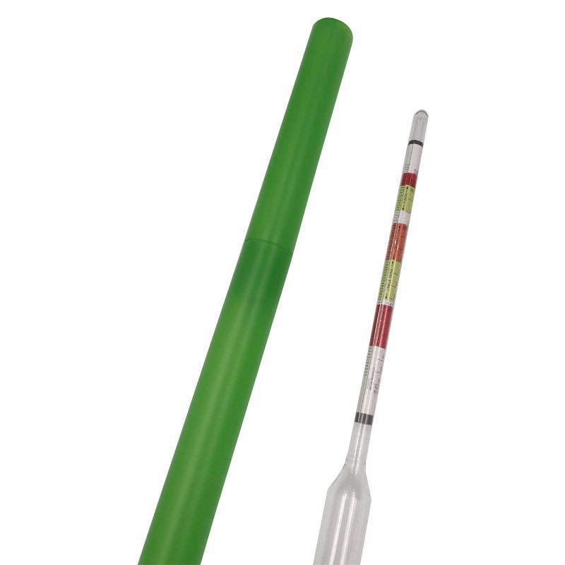 Three-range density hydrometer Wine Beer measuring concentration meter glass wort American sugar meter suit