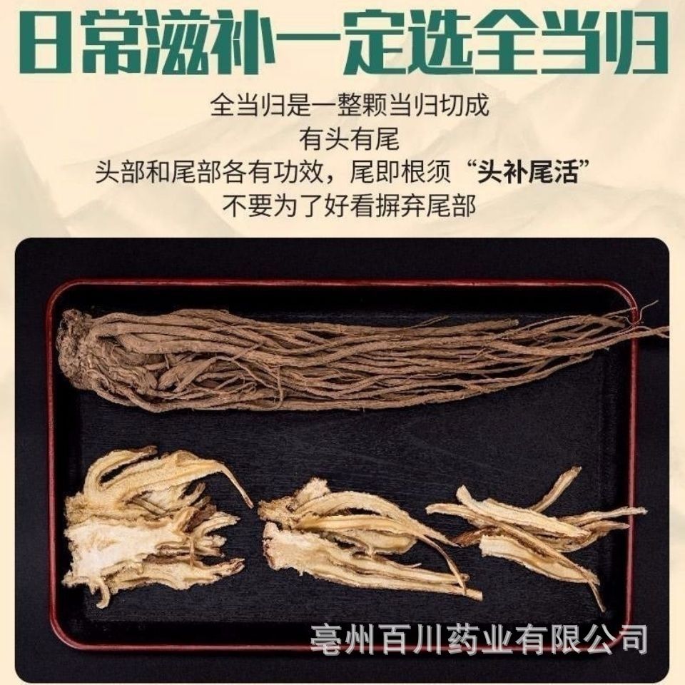 Wholesale Angelica Chinese Medicinal Materials Gansu Angelica Wholesale 0.5kg Bulk Whole Angelica Slices Wholesale
