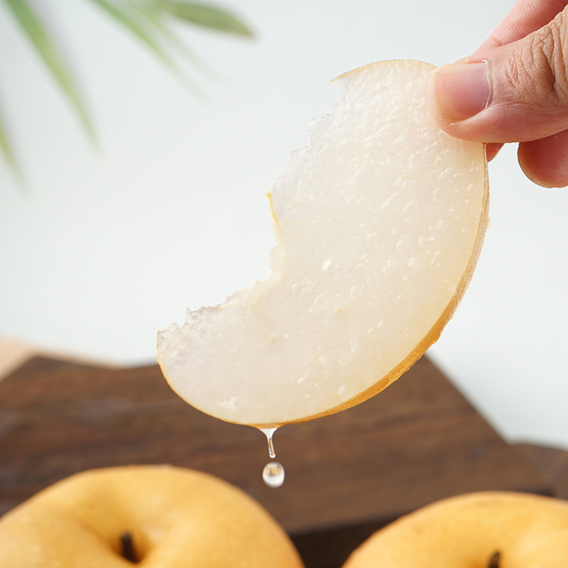 Wholesale Laiyang Qiuyue Pear Fresh Fruit 2.5kg Crisp, Sweet and Juicy Seasonally Picked Whole Box Rock Sugar Shandong Qiuyue Pear